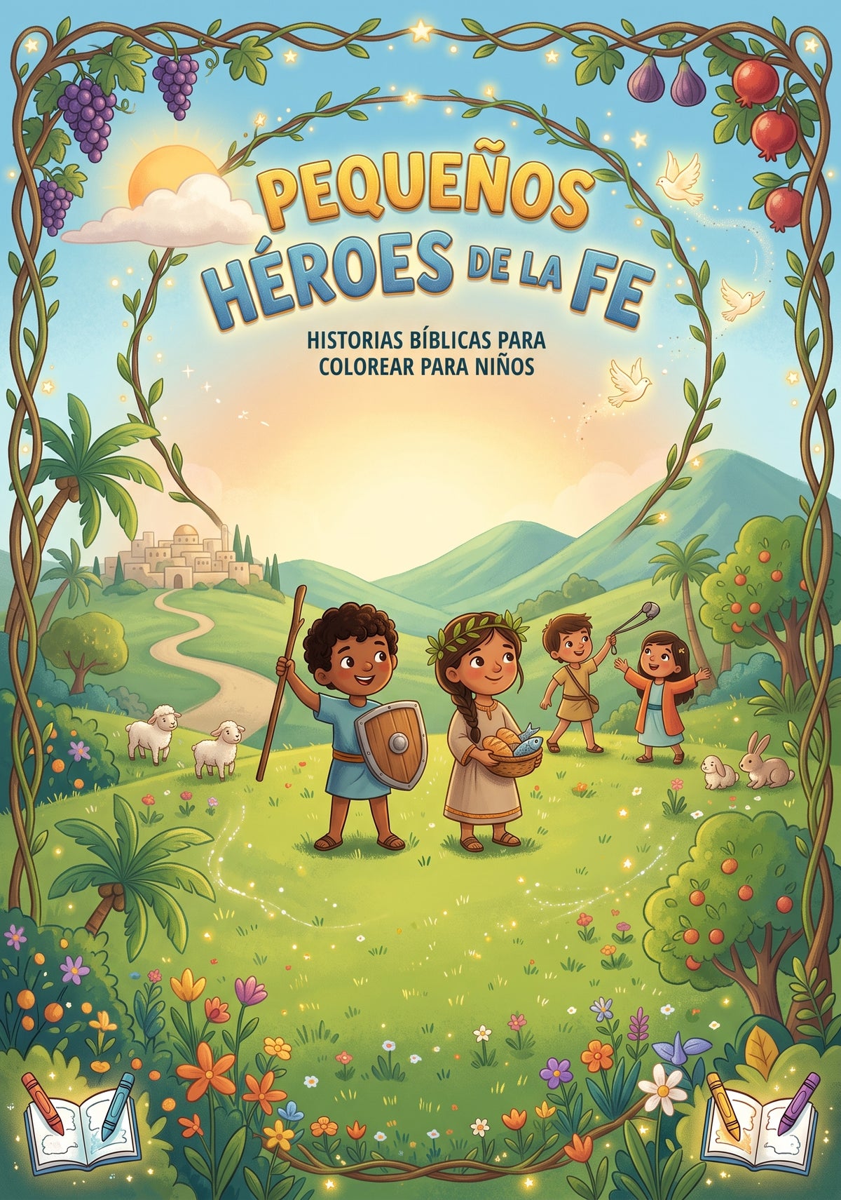 Historias Biblicas para ninos, para colorear